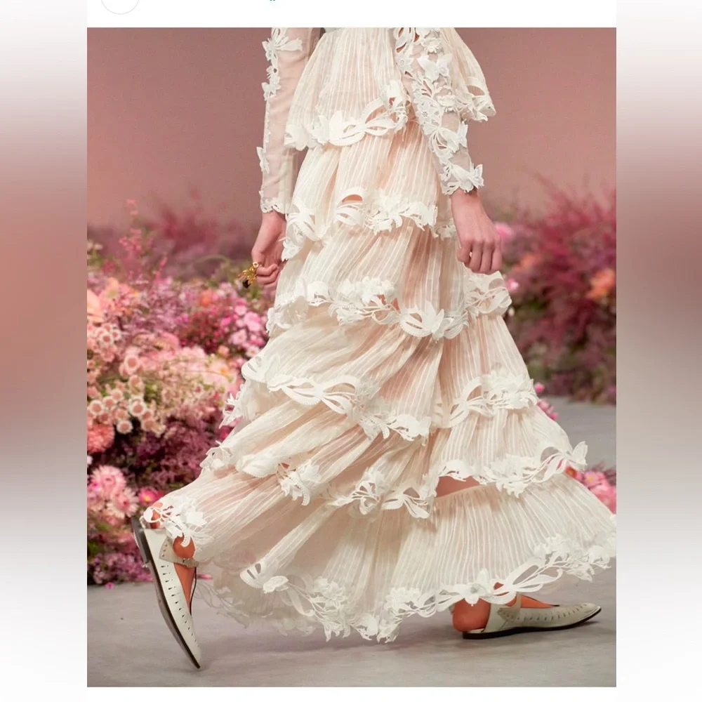 The Luminous Embroidered Gown from Spring 21. - Picture 2 of 4
